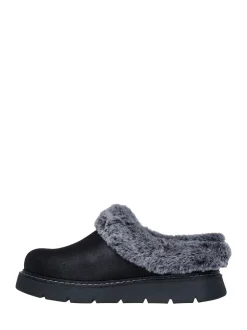 Noir - Chaussons Skechers Keepsakes Lite Mélange