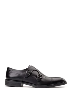 Noir - Chaussure Base London Taper Monk