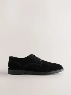 Noir - Chaussures chukka en daim