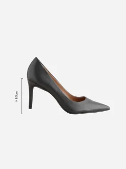 Noir - Chaussures de milieu de terrain en cuir