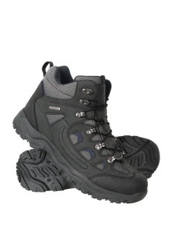 Noir - Chaussures de randonnée Mountain Warehouse Adventurer imperméables pour homme