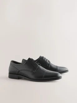 Noir - Chaussures Derby à embout
