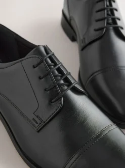 Noir - Chaussures Derby à embout
