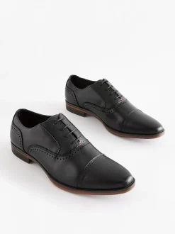 Noir - Chaussures Oxford à bout ouvert