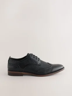 Noir - Chaussures Wingcap Brogue