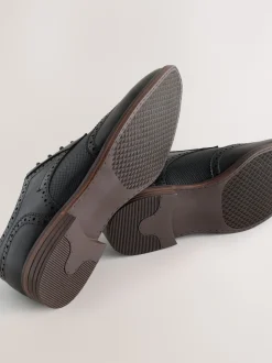 Noir - Chaussures Wingcap Brogue