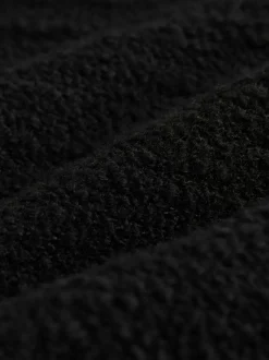 Noir - Chemise-chemise bouclée