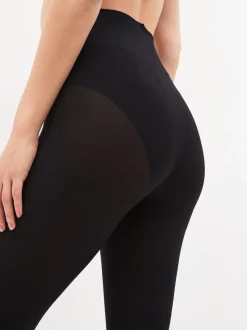 Noir - Collants Ultimate Comfort Opaque 100D - Lot de deux