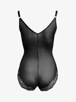 Noir - Contrôle ferme du ventre Portez votre propre soutien-gorge Façonner le corps