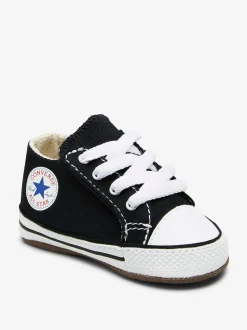 Noir - Converse Baskets Chuck Taylor en toile pour bébé