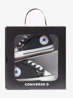 Noir - Converse Baskets Chuck Taylor en toile pour bébé