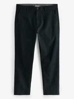 Noir - Coupe ample - Pantalon chino stretch