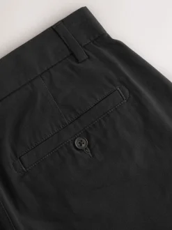 Noir - Coupe ample - Short chino stretch