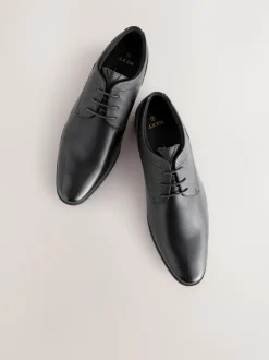 Noir - Coupe classique - Chaussures Derby à lacets