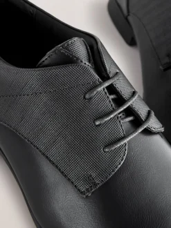 Noir - Coupe classique - Chaussures Derby à lacets