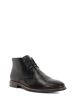 Noir - Coupe classique - Dune London Millers Comfort Sole Chukka Bottes