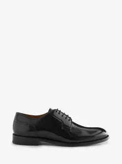 Noir - Coupe classique - Signature Leather Sole Derby Chaussures