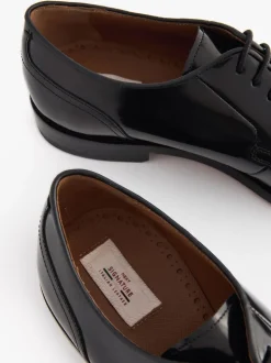 Noir - Coupe classique - Signature Leather Sole Derby Chaussures