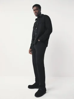 Noir - Coupe fuselée régulière - Jean Motionflex