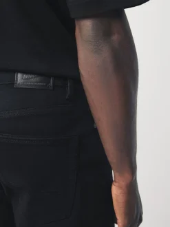 Noir - Coupe fuselée régulière - Jean Motionflex