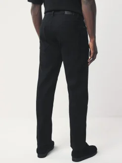 Noir - Coupe fuselée régulière - Jean Motionflex