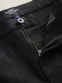 Noir - Coupe fuselée régulière - Jean Motionflex