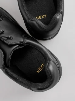 Noir - Coupe large - Apron À lacets Chaussures