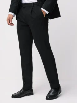 Noir - Coupe large - Pain Penny en cuir