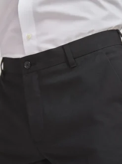 Noir - Coupe slim fuselée - Pantalon intelligent stretch