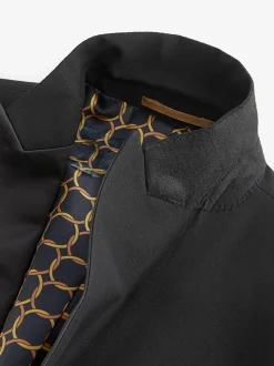 Noir - Coupe sur mesure - Veste de smoking