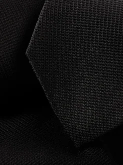 Noir - Cravate Charles Tyrwhitt fine résistante aux taches de soie
