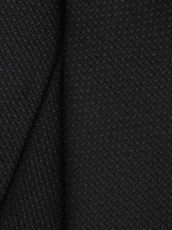 Noir - Cravate Reiss Ceremony en soie texturée Blend