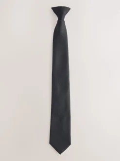 Noir - Cravate texturée