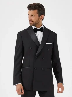 Noir - Croisée - Veste de costume Skopes Sinatra Fit Dinner