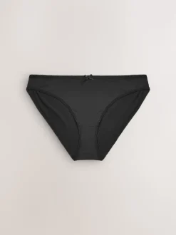 Noir - Culotte en microfibre 7 Pack