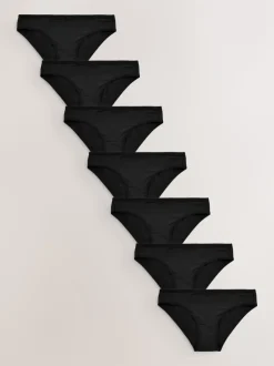 Noir - Culotte en microfibre 7 Pack