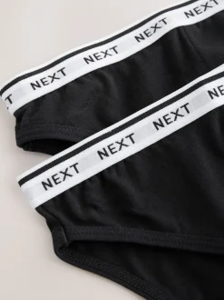 Noir - Culotte pour règles abondantes 2 Pack