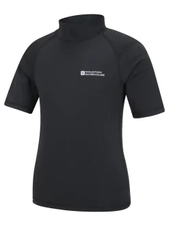 Noir - Débardeur Mountain Warehouse à manches courtes en rythème témédaire