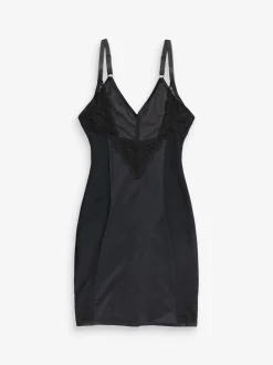 Noir - Dentelle de contrôle du ventre ferme Portez votre propre de soutien-gorge slip