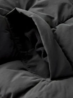 Noir - Doudoune mi-longue Résistant à la douche