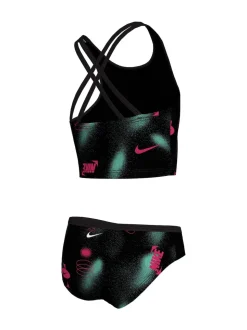 Noir - Ensemble Bikini Nike Marque Blast Spiderback