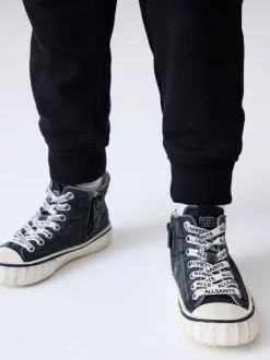 Noir - Ensemble smALLSAINTS Underground Sweat-shirt et Survêtement oversize pour jeunes Garçons