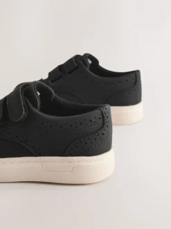 Noir - Fermeture par contact Brogue Chaussures