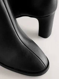 Noir - Forever Comfort® Block Heeled Ankle Bottes