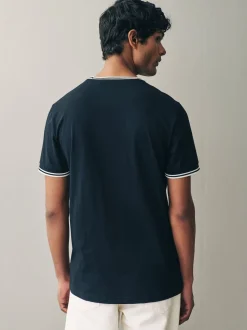 Noir - Fred Perry T-shirt à logo à deux pointes