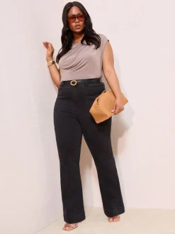 Noir - Friends Like These Jean évasé à poche haute