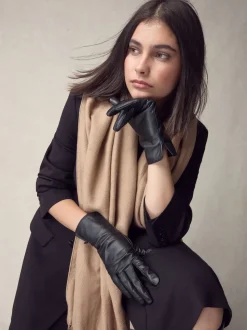Noir - Gants en cuir