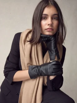Noir - Gants en cuir