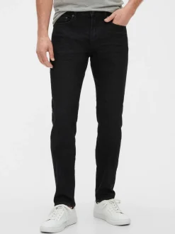 Noir - Gap Coupe ajustée Comfort Extensible Tapered Jeans