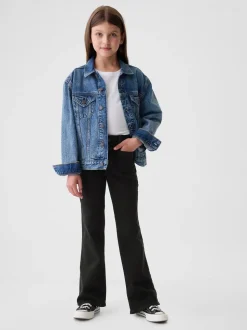 Noir - Gap Jean évasé taille haute des années 70(5-13ans)